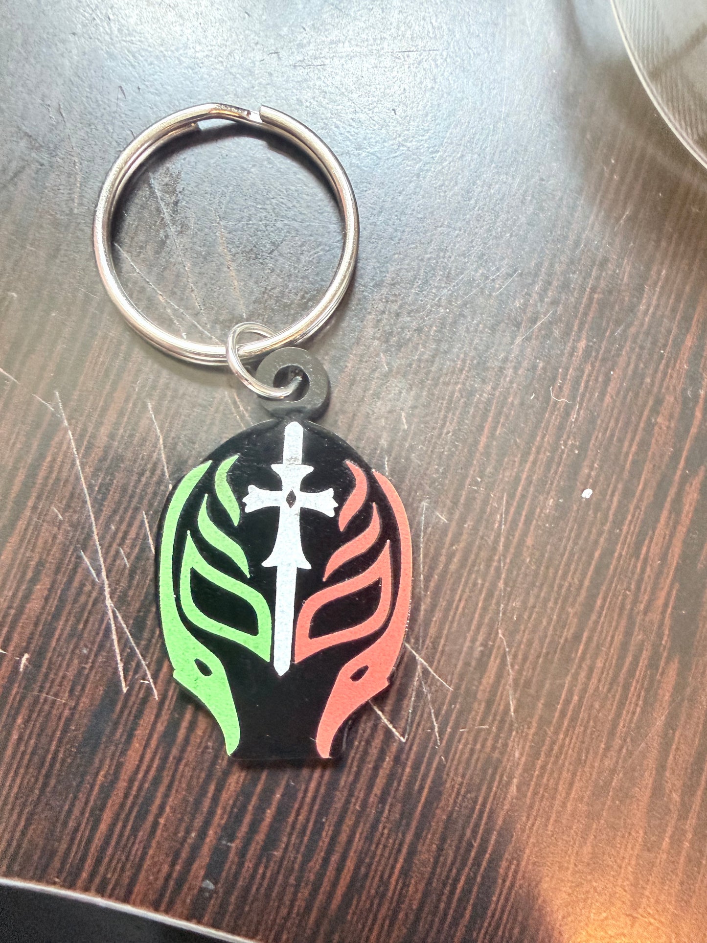 Lucha Libre Mask Keychain set of 4