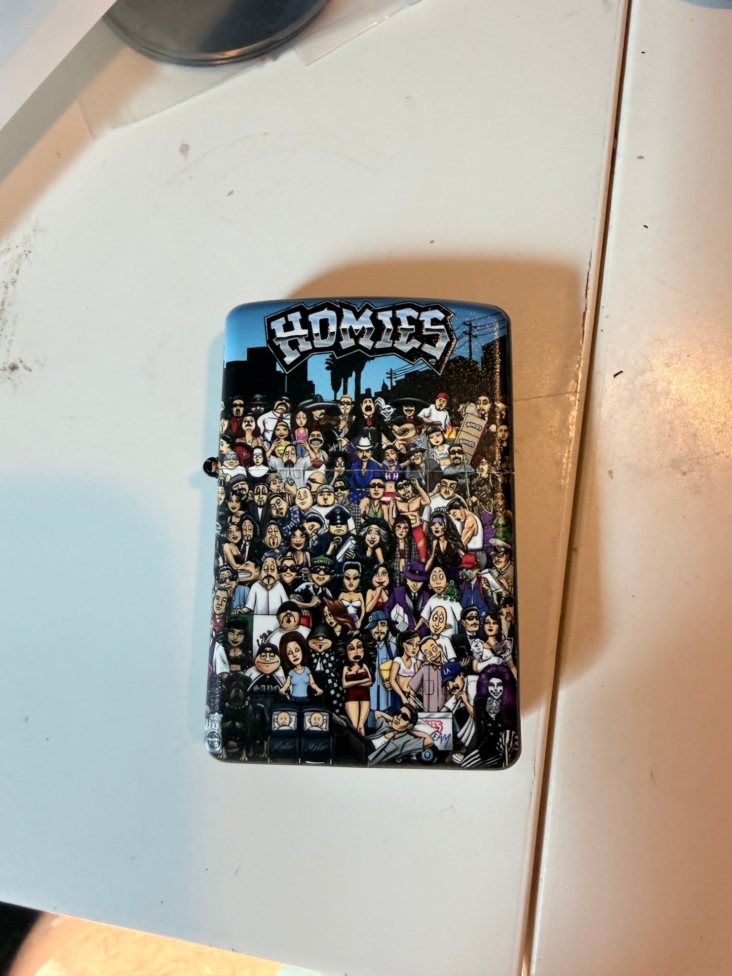 Custom "Homies" Art Refillable Windproof Lighter