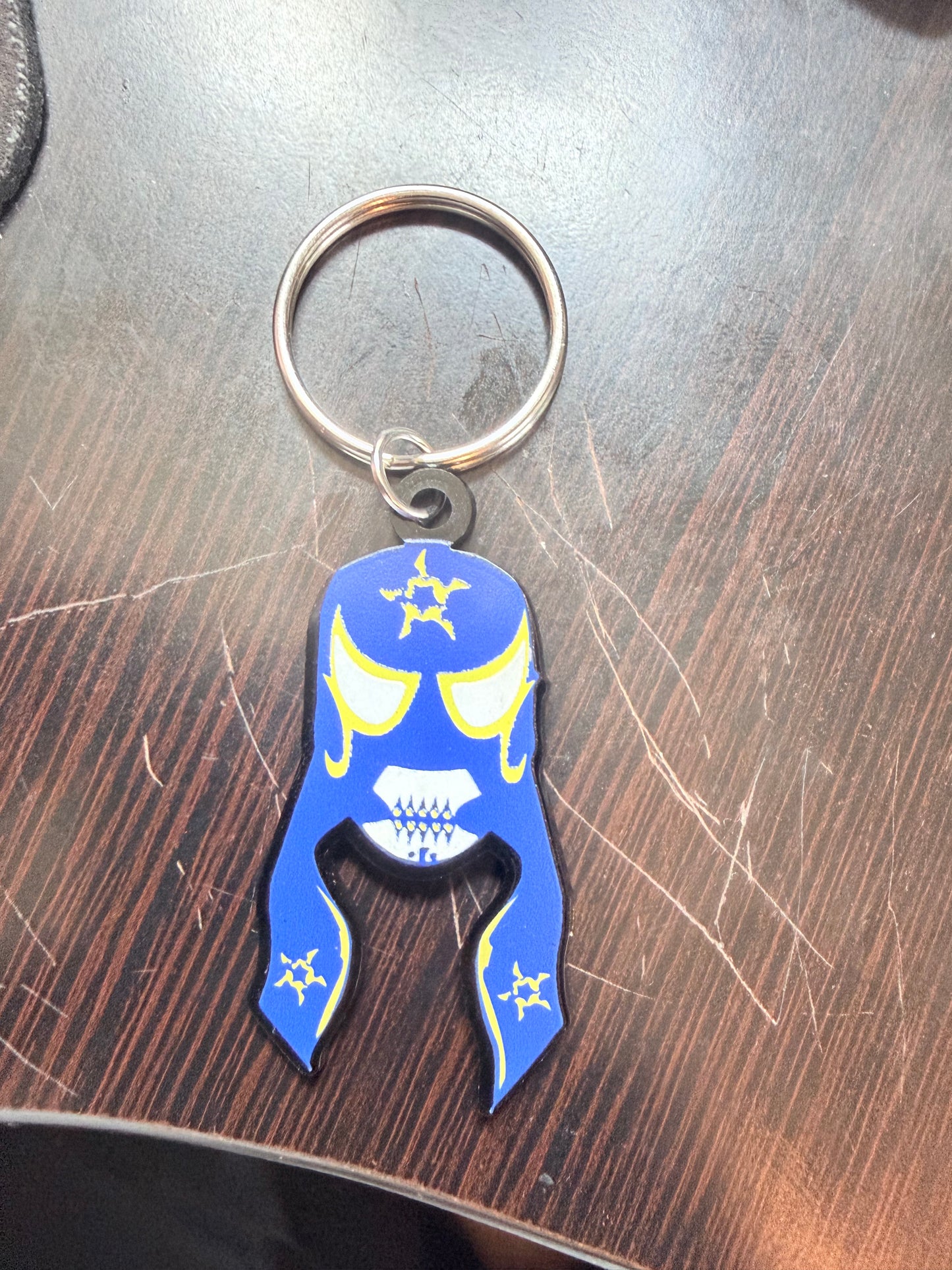 Lucha Libre Mask Keychain set of 4